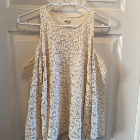 Hollister Lace Cold-Shoulder Blouse - Picture 2 of 5